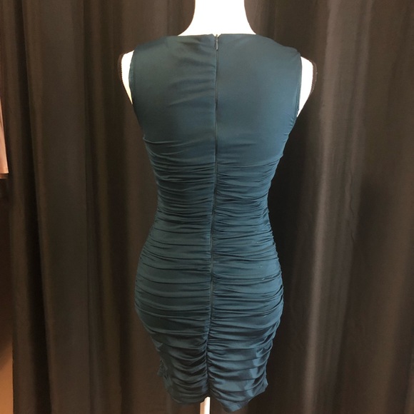 Teal Bandage Dress - Picture 7 of 8